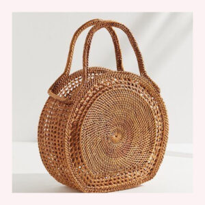 Handcrafted Natural Straw Bag