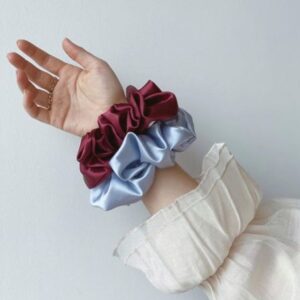Premium Large Satin Scrunchie – Silky Elastic Hair Accessory for Women