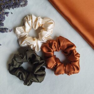 Luxury Smooth Satin Hair Scrunchie – Soft, Gentle, and Tangle-Free Shine